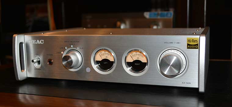 TEAC　デジタルプリメインアンプAX-505　レビュー