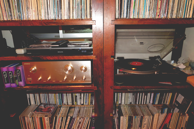 SANSUI AU-607NRA、レコードプレーヤーは、TECHNICS  CL-1200MK3 カートリッジは、SHURE　M44