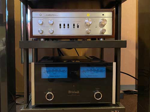 LUXMAN CL-38UC　McIntosh MC312  