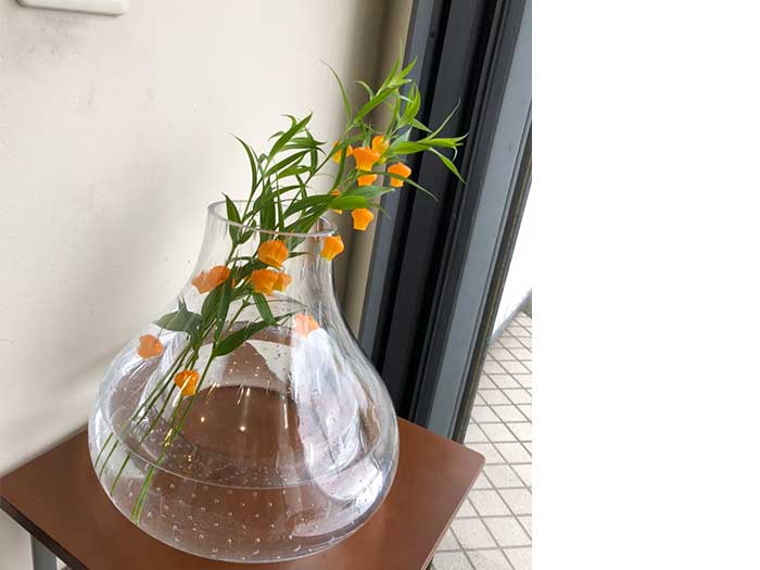 AVBOX店内フラワーアレンジ 