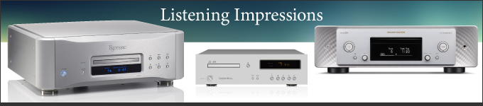 試聴レポート　CDプレーヤー