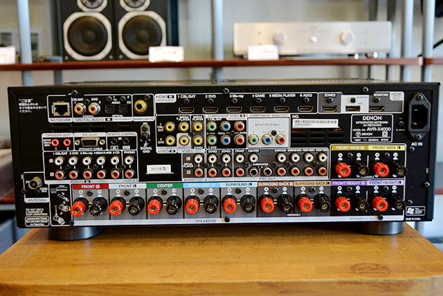 DENON AVR-X4000 AVアンプ デノン、「D.D.S.C.-HD」を採用した7.2ch AVアンプ「AVR-X4000