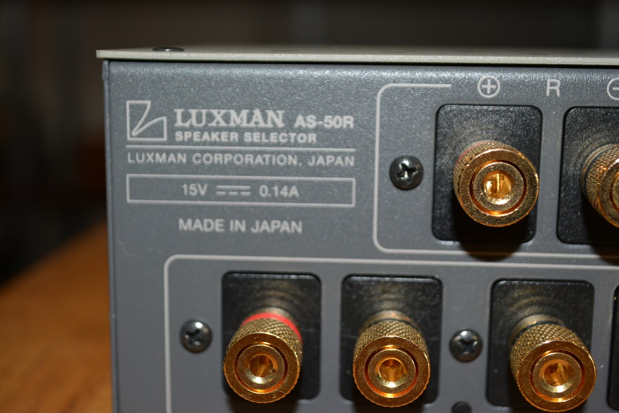 LUXMAN AS-50R スピーカーセレクター完売いたしました 中古品