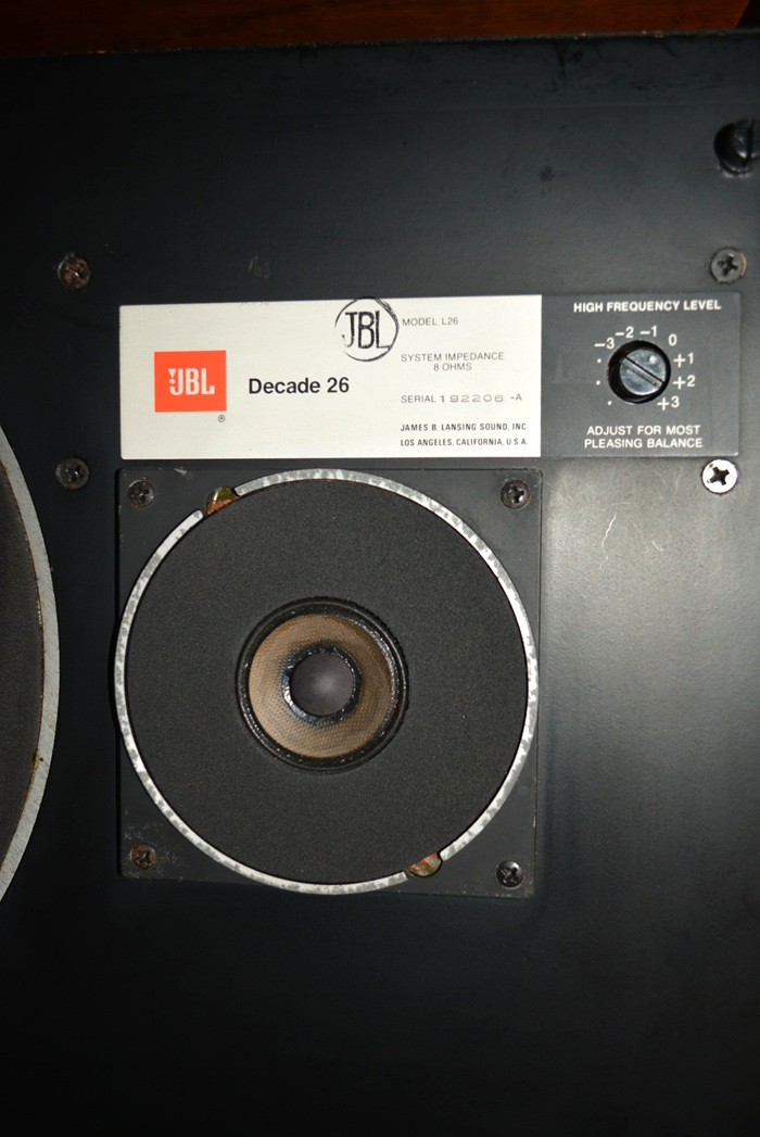 中古品：JBL L26 Decade 2ウェイ・バスレフ型 グリルネット・ブルー