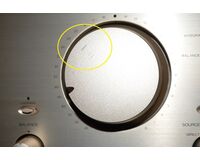 ボリューム部キズ