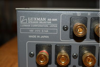 LUXMAN AS-50R スピーカーセレクター完売いたしました 中古品