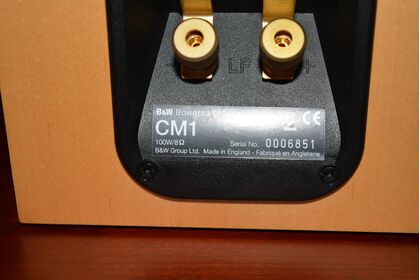 中古品　B&W CM1 Maple