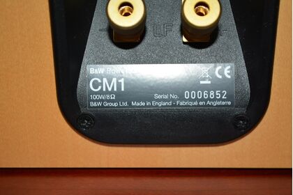 中古品　B&W CM1 Maple