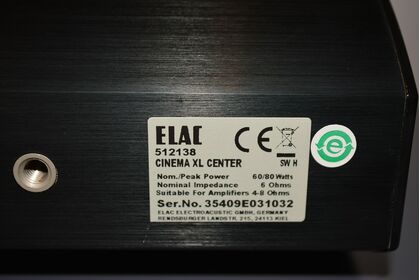 中古品 ELAC XL CENTER HG