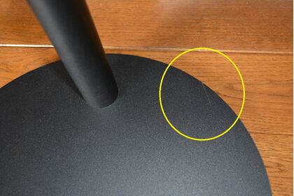 擦り傷があります