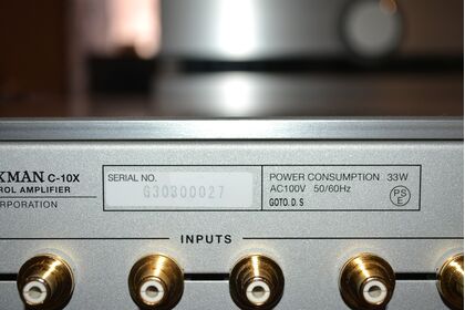 中古品 LUXMAN  C-10X