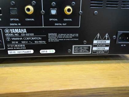 中古品　CD-S2100シリアル番号