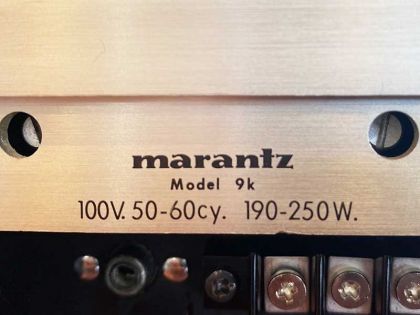 Marantz model ♯9 KIT MONOパワーアンプ