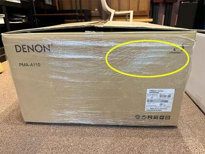 DENON PMA-A110　外箱剥がれ