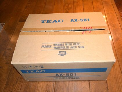 中古品：TEAC  AX-501 Silver
