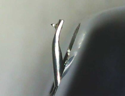 DS AUDIO　DS-E1　針先側面　